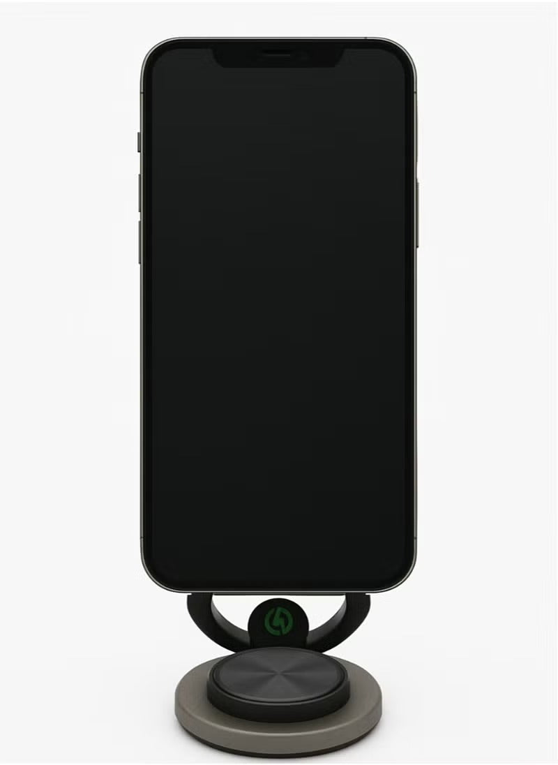 Sparkton Magnetic Phone Holder 360 Rotatable Suction Stand for iPhone Mobile Devices One Handed Mount Adjustable Phone Bracket for Car Desk