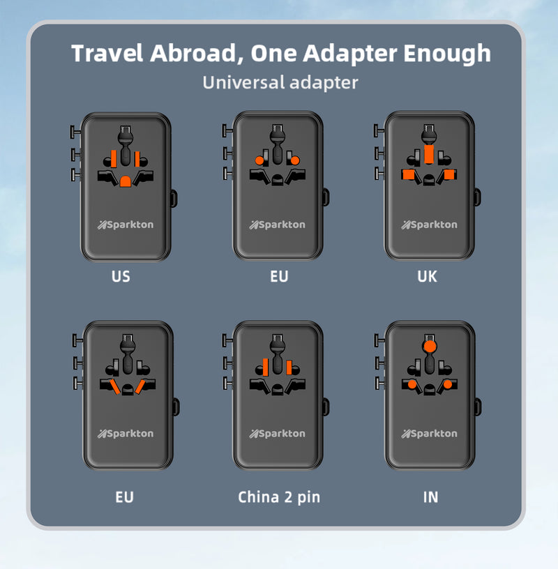 Travel Abroad, One Adapter Enough