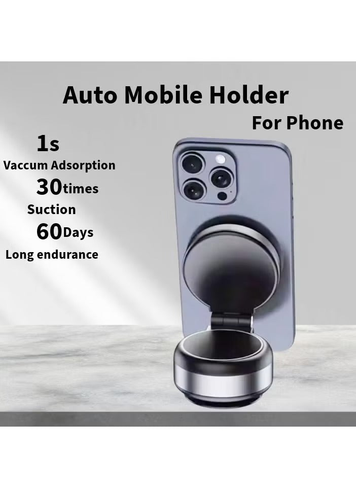 Magnetic Phone Holder for Car Strong Suction Cup Mount for Dashboard Windshield Universal Mobile Stand 360° Adjustable Car Mount for iPhone Samsung Android Hands-Free Smartphone Holder for Desk Office, Travel Car Use No-Slip Magnetic Phone Bracket