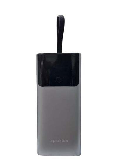 Sparkton 10000mAh Power Bank Fast Charging Portable Charger Quick Charge 3.0 USB-C Battery Pack Compact Mobile Backup Charger for iPhone Samsung Android Slim Rechargeable Travel Power Bank Dual Port Universal External Battery for Smartphones Tablets