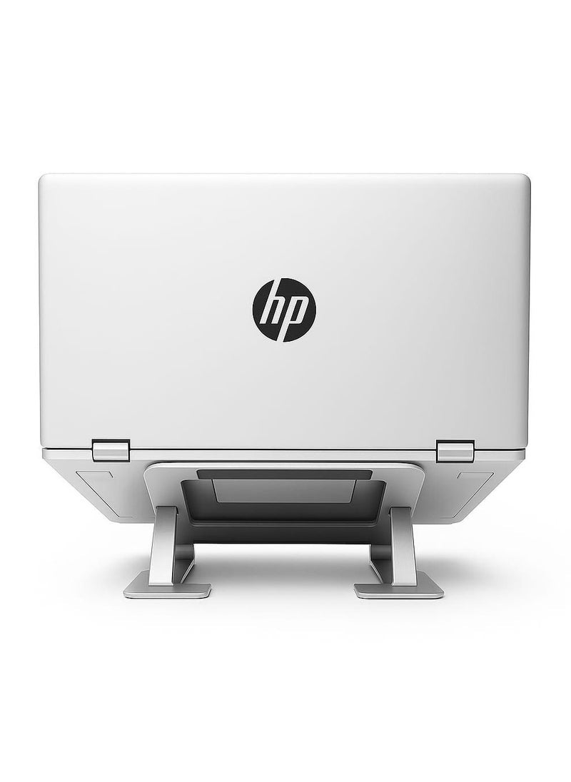 Sparkton Aluminum Alloy Adjustable Laptop Stand Ergonomic Portable Foldable Desk Stand for MacBook Computers and Laptops Compact Adjustable Height with Cooling Non Slip Grip