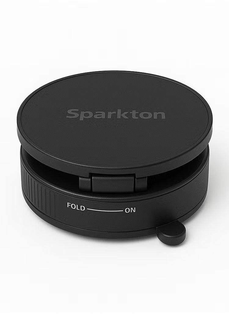 Sparkton Magnetic Phone Holder 360 Rotatable Suction Stand for iPhone Mobile Devices One Handed Mount Adjustable Phone Bracket for Car Desk