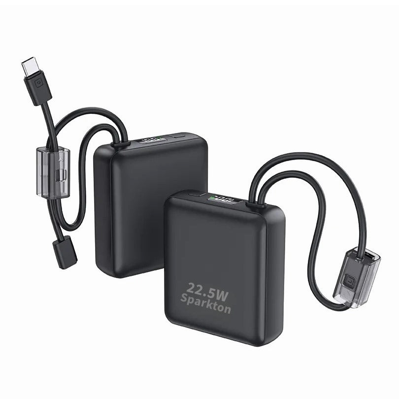 Sparkton 22.5W Super Quick Charge Power Bank 10000mAh Portable Charger with Dual USB Ports Fast Charging for Phones iPhone More