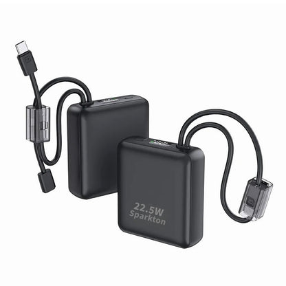 Sparkton 22.5W Super Quick Charge Power Bank 10000mAh Portable Charger with Dual USB Ports Fast Charging for Phones iPhone More