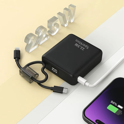 Sparkton 22.5W Super Quick Charge Power Bank 10000mAh Portable Charger with Dual USB Ports Fast Charging for Phones iPhone More