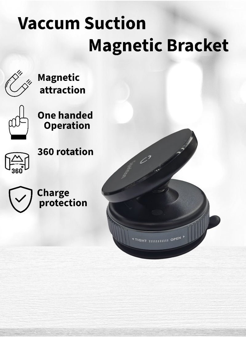 Sparkton 360° Magnetic Car Phone Holder – Rotating Foldable Dashboard & Windshield Mount - Image 3