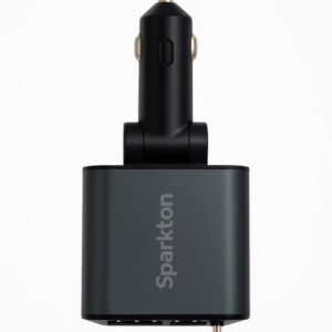 Sparkton PowerHub 4-in-1 Fast Car Charger – Dual USB & USB-C Quick Charge