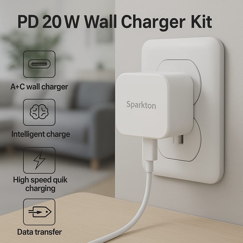 80W SuperVOOC Dual USB Wall Charger – Fast USB-C Mobile Charging Adapter - Image 3
