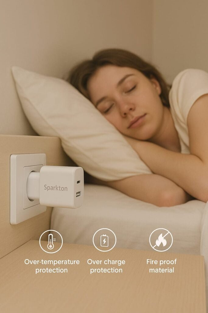 80W SuperVOOC Dual USB Wall Charger – Fast USB-C Mobile Charging Adapter - Image 5