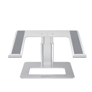 Sparkton Laptop Stand | Adjustable Ergonomic Stand with Anti-Slip Silicone Pads Compatible with 10"-17" Laptops Prevent Neck & Shoulder Pain Portable Durable & Space-Saving Design
