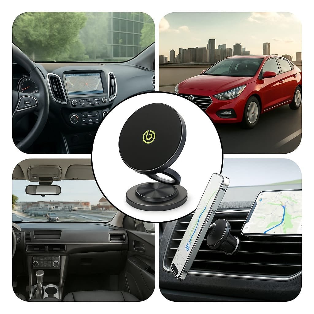 Magnetic Car Mobile Phone Holder Foldable Mount Stand Phone Holder for iPhone Xiaomi 13 14 15 - Image 6